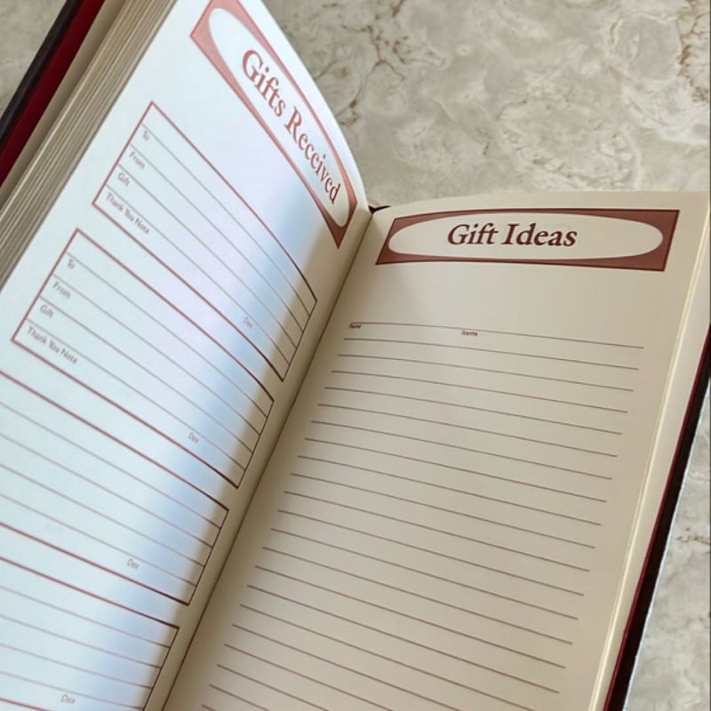 My Christmas List organizer