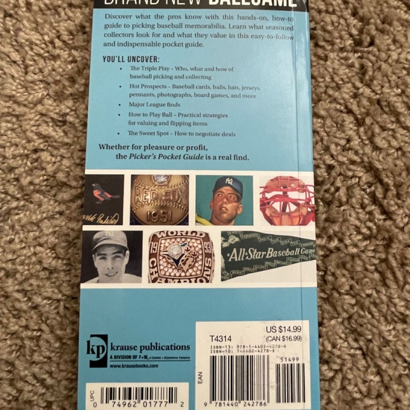 Picker’s Pocket Guide - Baseball Memorbilia