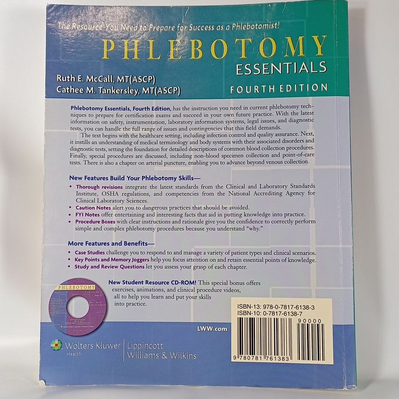 Phlebotomy Essentials      (bk2)