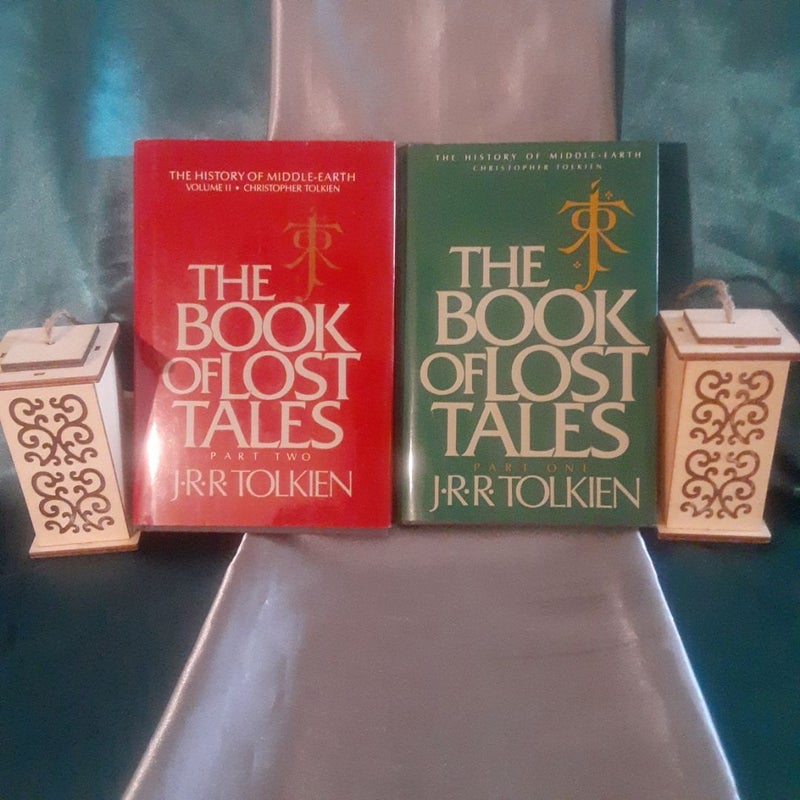 The Book of Lost Tales 1,2 J.R.R. Tolkien hardcover books