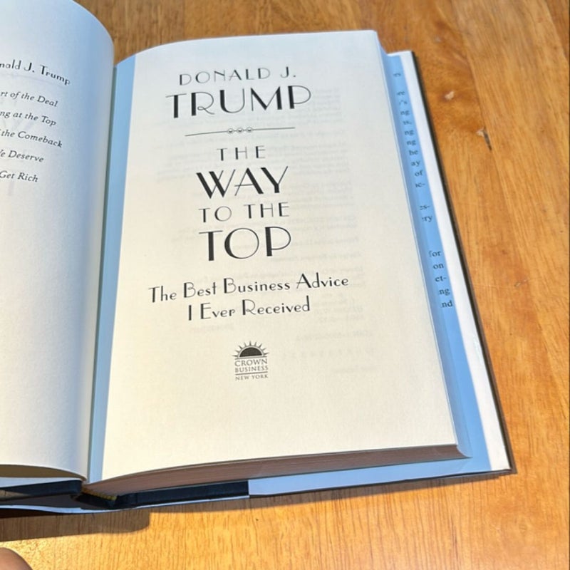 1st Ed 1st Print * Trump: the Way to the Top