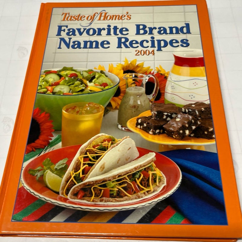 Taste of Home Favorite Brand Name Recipes 2004 Cookbook, Hardcover