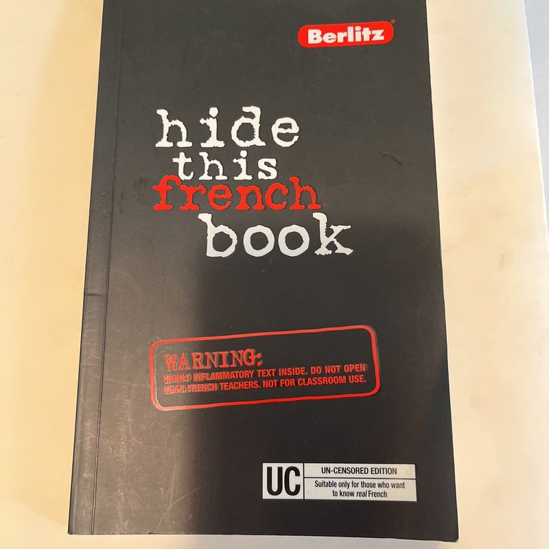 Hide This French Book