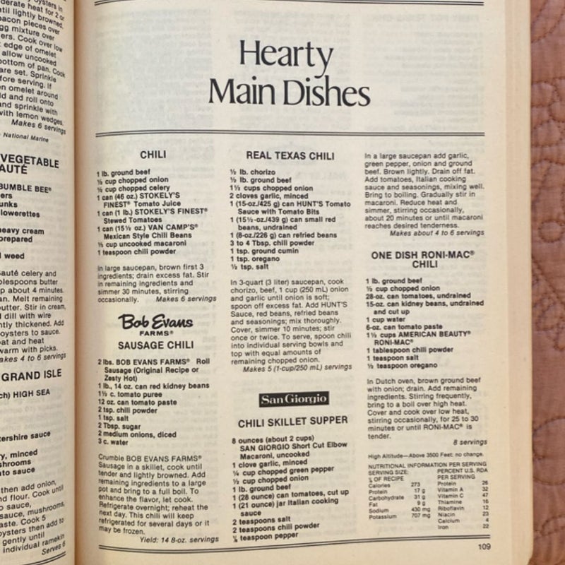 Favorite Brand Name Recipes