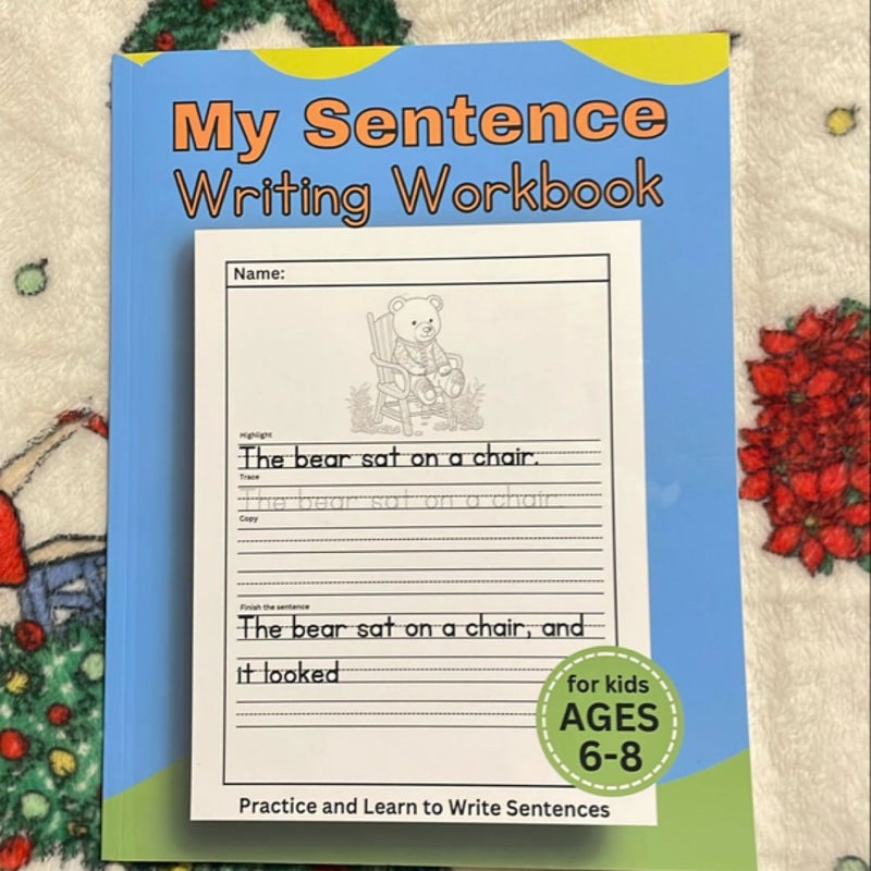 My Sentence Writing Workbook: Practice and Learn to Write Sentences, Grades 1-2