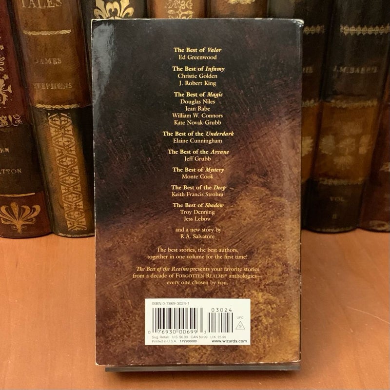 Forgotten Realms: The Best of the Realms Book I, First Edition First Printing