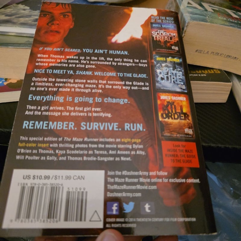 The Maze Runner Movie Tie-In Edition (Maze Runner, Book One)