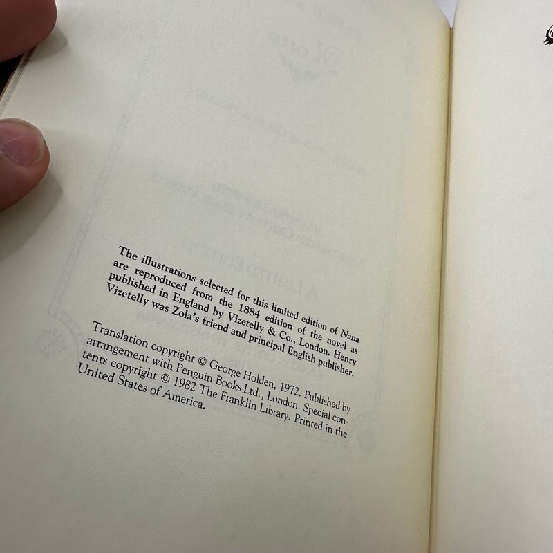 Nana (Franklin Library 1982 Leather bound Gilded edges)