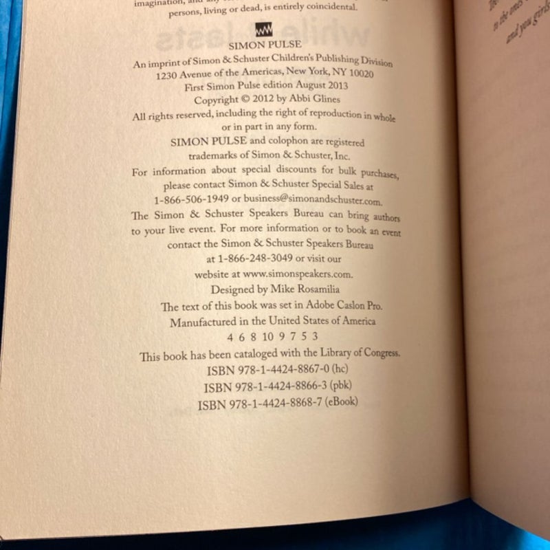 While It Lasts First Edition 