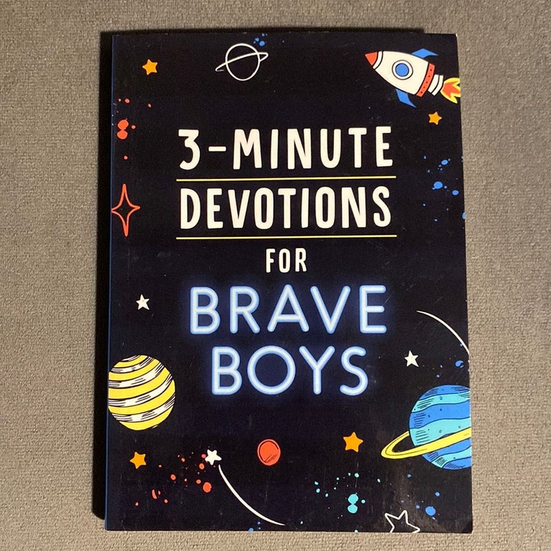 3-Minute Devotions for Brave Boys