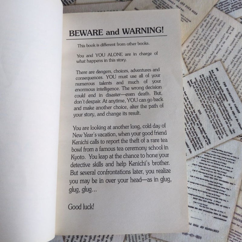 Choose Your Own Adventure #13: The Mystery of Ura Senke