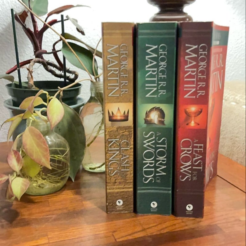 A Song of Ice and Fire: A Clash of Kings, A Feast for Crows, A Storm of Swords