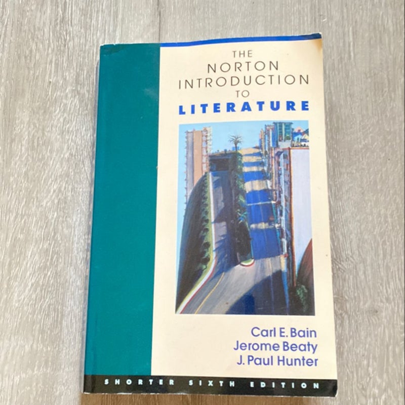 The Norton Introduction to Literature