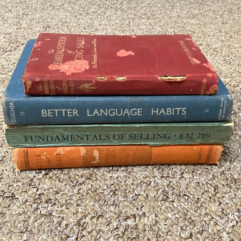 Vintage Textbook Set