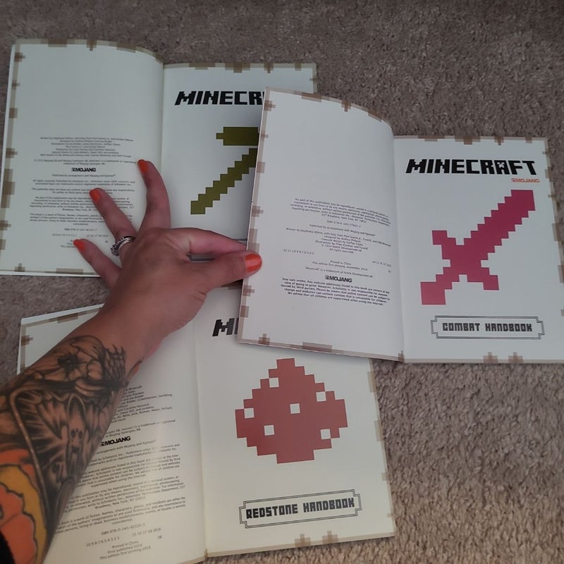 Minecraft Essential, Combat, and Redstone Handbook