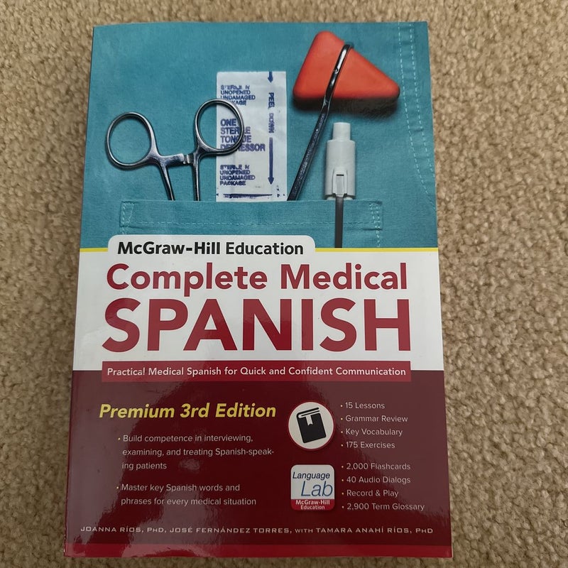 McGraw-Hill Education Complete Medical Spanish, Third Edition