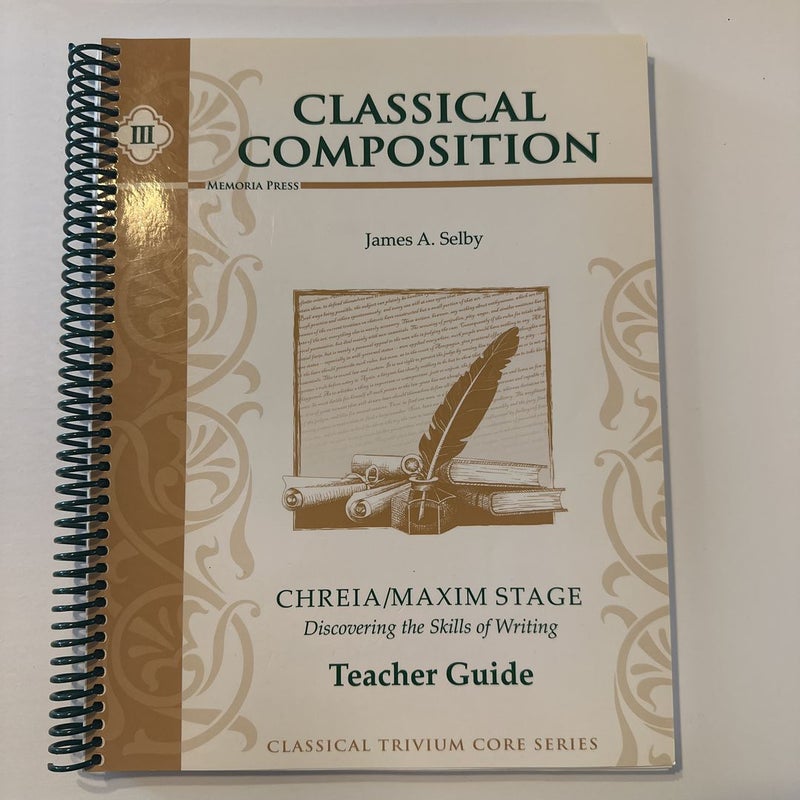 Classical Composition 3 Chreia