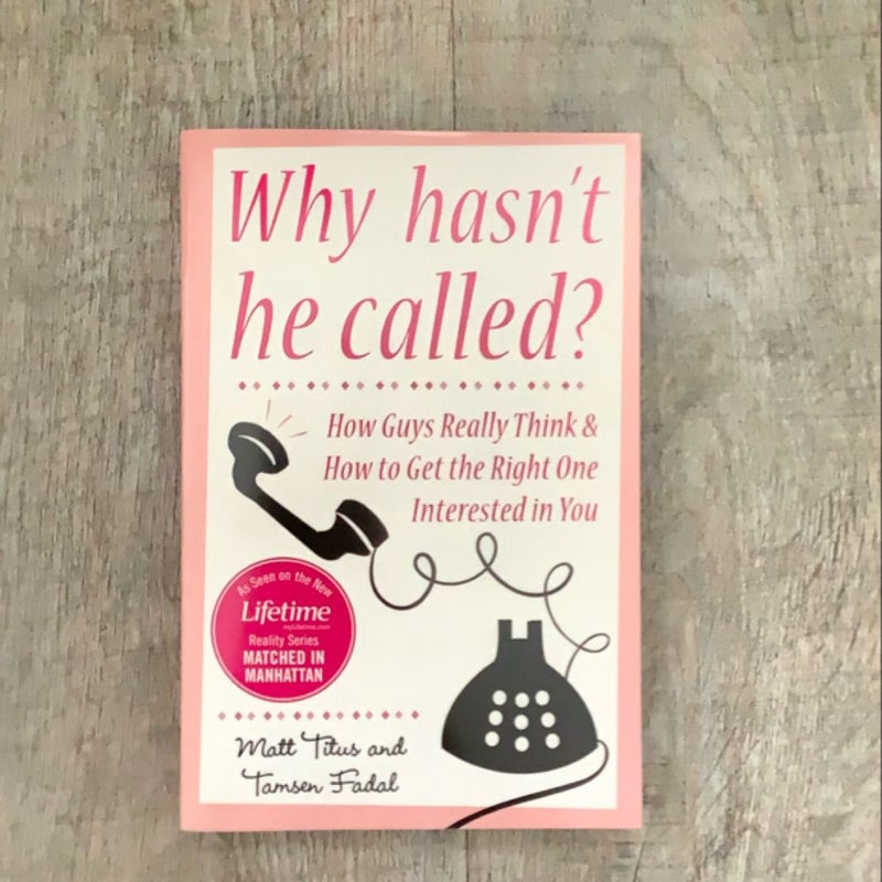 Why Hasn't He Called?: New York's Top Date Doctors Reveal How Guys Really Think and How to Get the Right One Interested