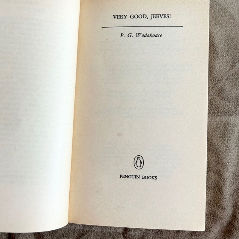Very Good, Jeeves  968