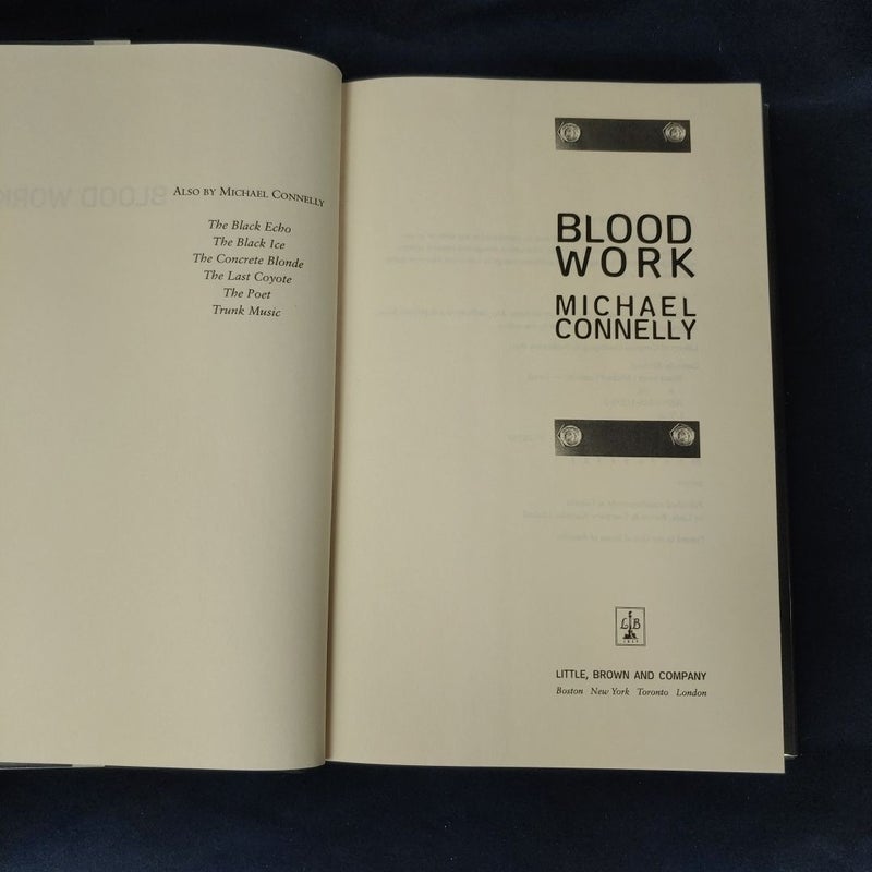 Blood Work (First Ed.)