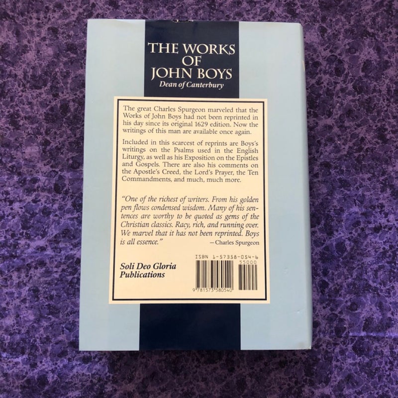 The Works of John Boys: An Exposition of the Several Offices