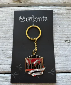 OwlCrate Exclusive This Savage Song Keychain