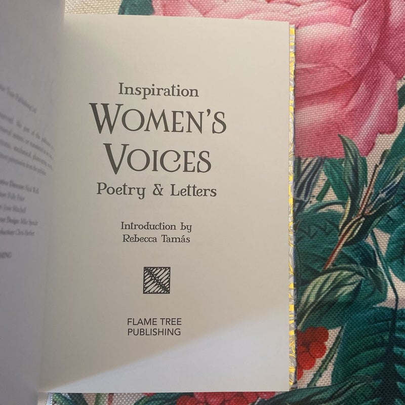 Inspiration Women’s Voices Poetry & Letters