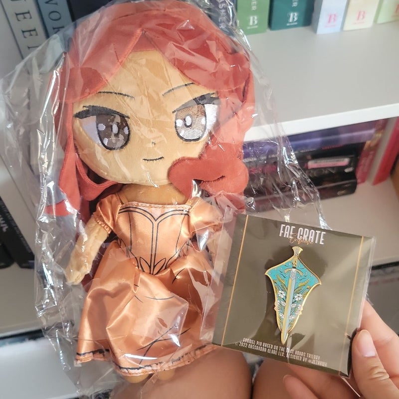 Fae Crate Cordelia plush and pin