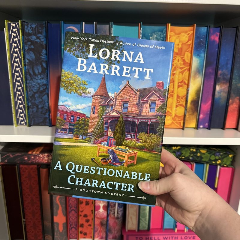A Questionable Character by Lorna Barrett, Hardcover | Pangobooks