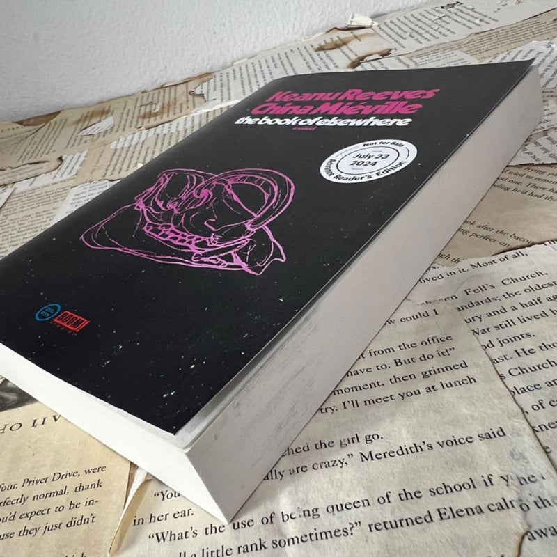 The Book of Elsewhere by Keanu Reeves & China Mieville ARC