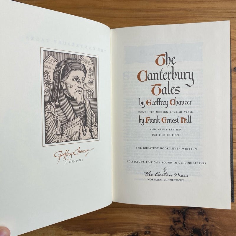The Canterbury Tales | Easton Press Leather Bound Classic