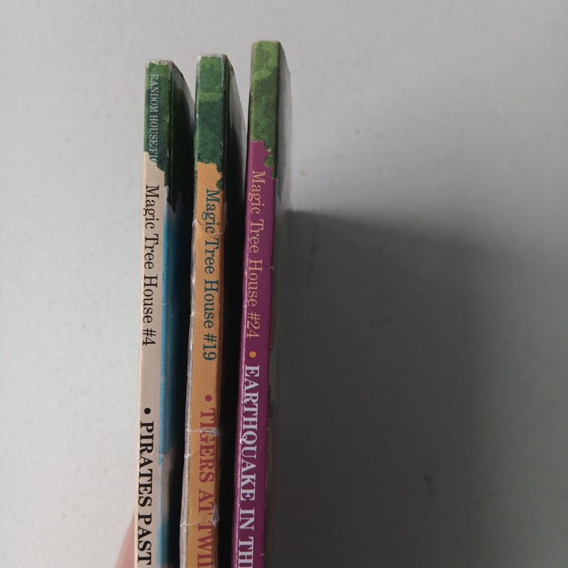 Magic Tree House 3 Book Bundle Volumes 4, 19, 24