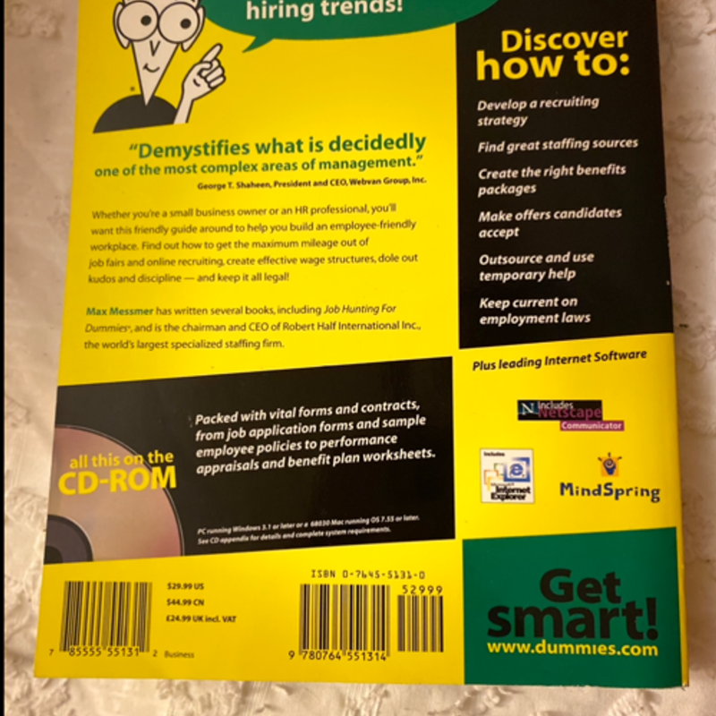 Human Resources Kit for Dummies®