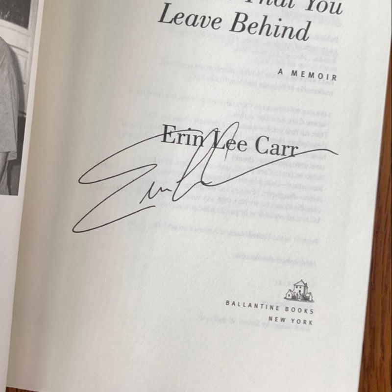 All That You Leave Behind SIGNED COPY