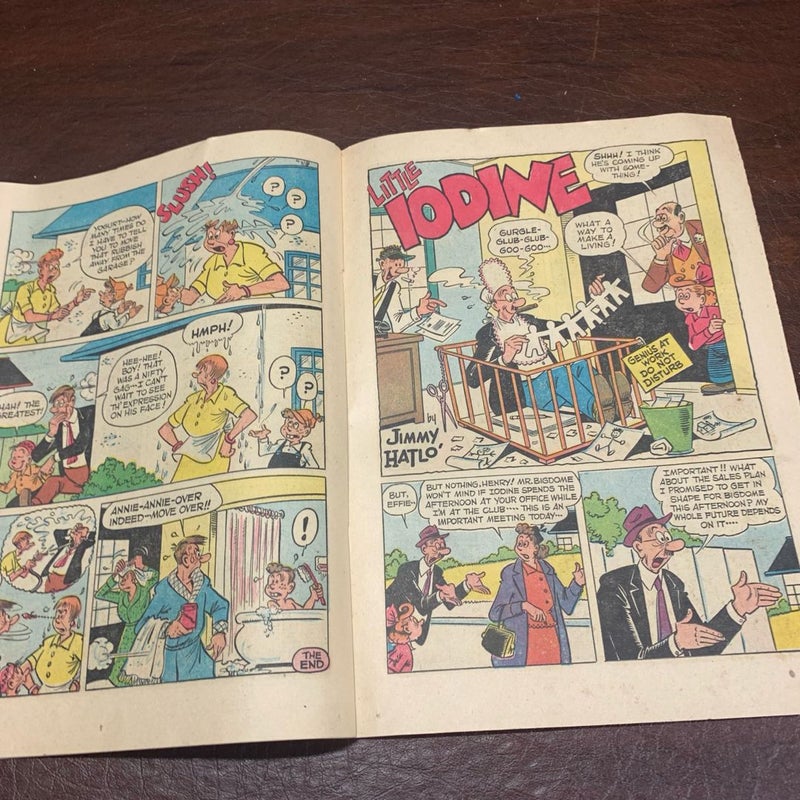 Little Iodine #33 Dell Comics 1956 Jimmy Hatlo My Private Beach Ice Cream Picnic