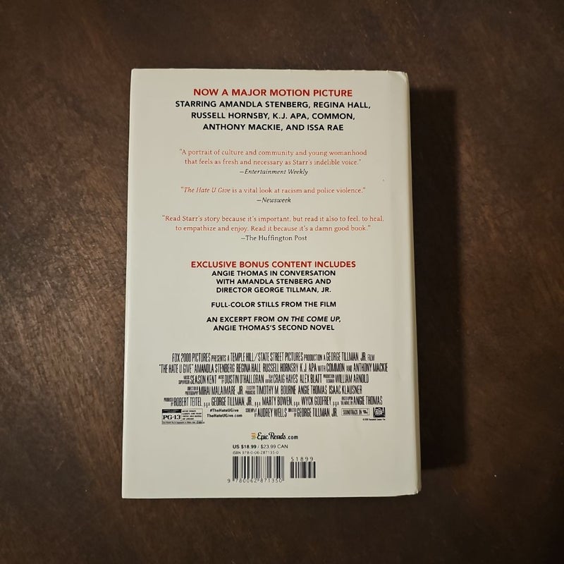 The Hate U Give Movie Tie-In Edition
