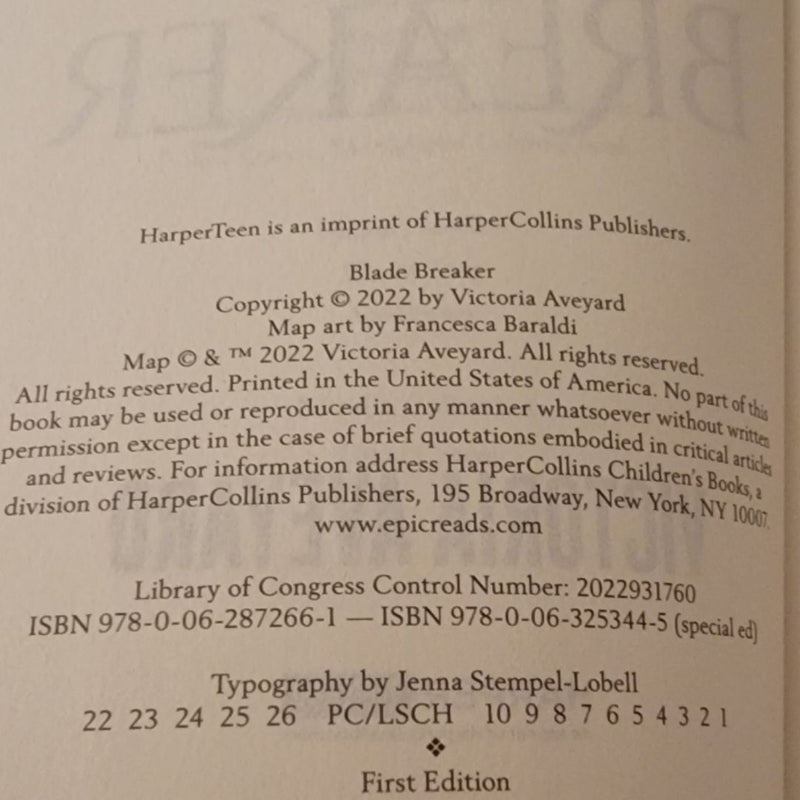 Blade Breaker (First Edition)