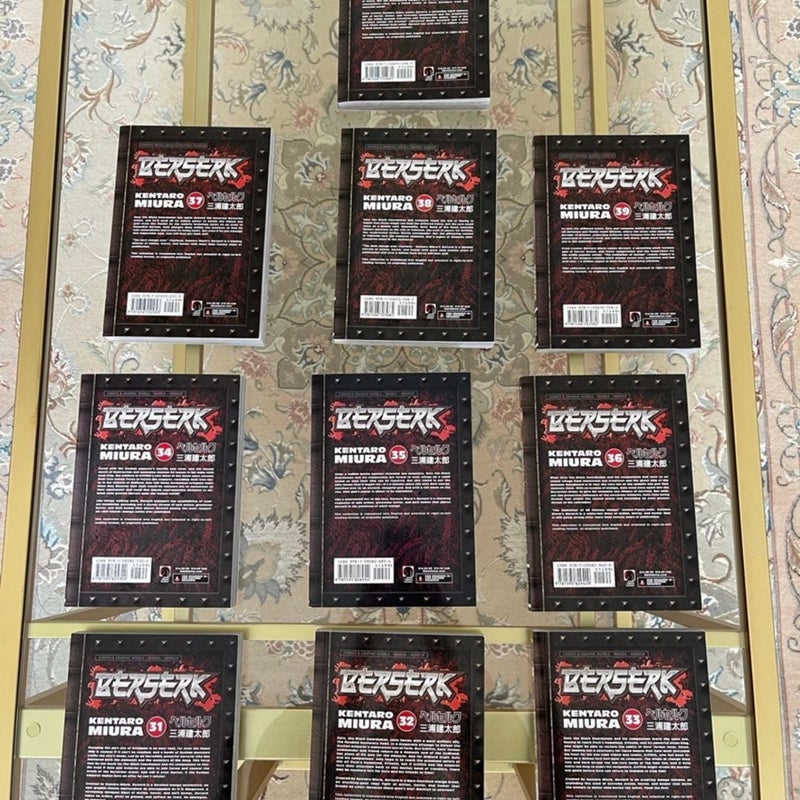 Berserk Manga Volumes 31-40