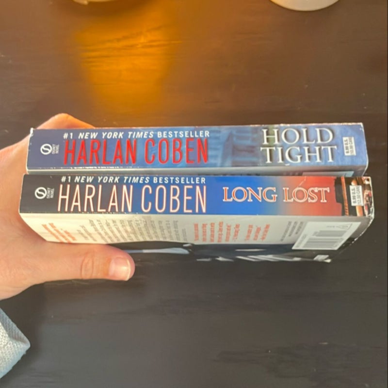 2 Book Lot by Harlan Coben: Hold Tight / Long Lost