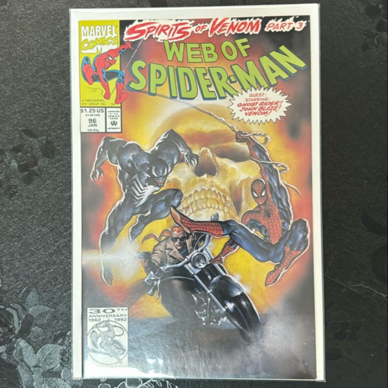 Web of Spider-Man # 96 Jan 1992 Marvel Comics