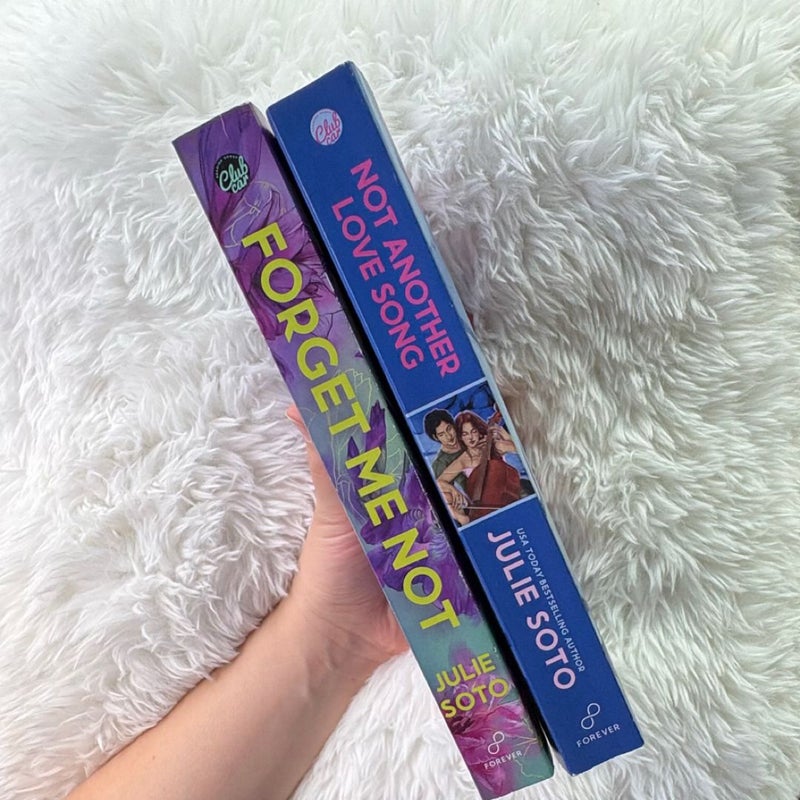 Two Paperbacks: Not Another Love Song + Forget Me Not