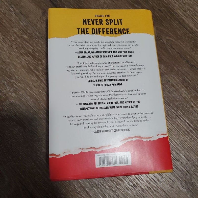 Never Split the Difference