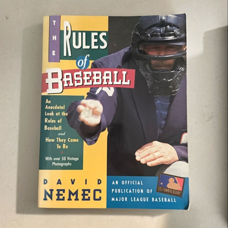 The Official Rules of Baseball