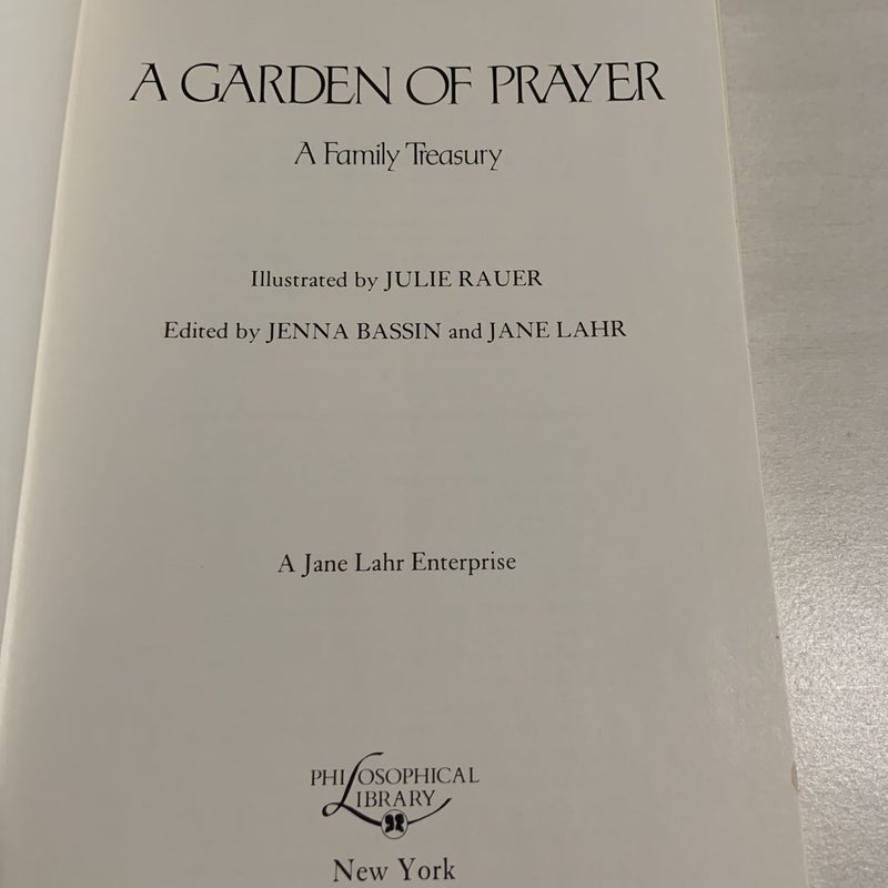 A garden of prayer