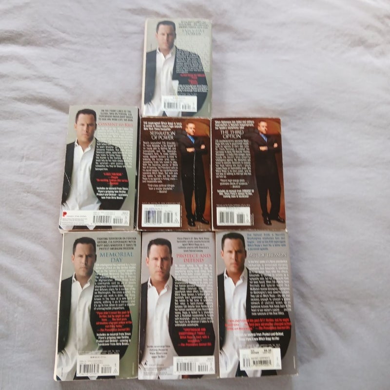 Vince Flynn Bundle of 7 Paperbacks