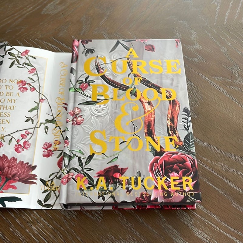 THE BOOKISH BOX Exclusive Edition A Curse of Blood and Stone