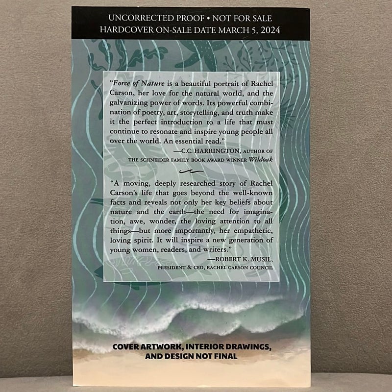 Force of Nature: a Novel of Rachel Carson (ARC)