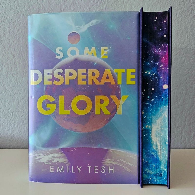 Some Desperate Glory by Emily Tesh HUGO award winner Illumicrate Special Edition