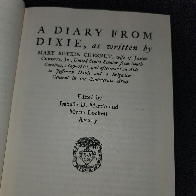 Mary Chesnut's Diary