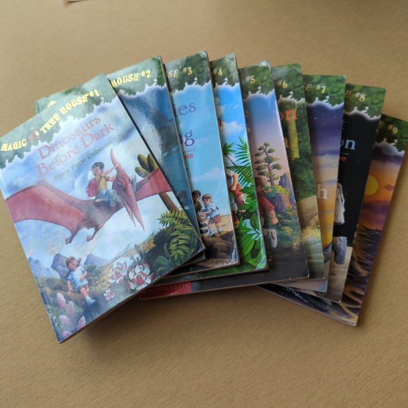 Magic Tree House books 1-9 bundle